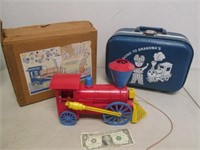 Vintage Bubble Express Toy Train w/ Box &