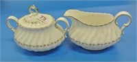 Royal Doulton "Adrian" Cream & Sugar