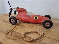 Vintage Thimble Drome Prop Rod Tether Car