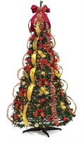 Premium 6' Pre-Decorated Christmas PopUp Tree READ