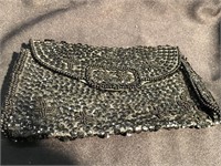 New sequined evening bag