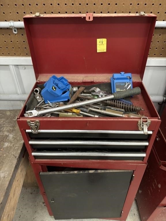 Small 3 Drawer Toolbox w/ Contents &