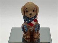 Jim Shore Mini Patriotic Puppy