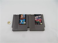 2 jeux de Nintendo NES dont Dodge Ball