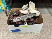 Box of roller skates