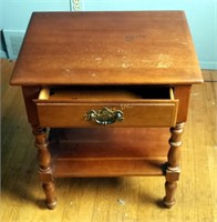 Vintage Cherry Night Stand Table