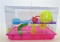 CLEAR PLASTIC DWARF HAMSTER MICE CAGE 3/8"