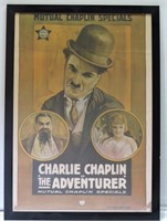 Vintage Movie Poster The Adventurer - Chaplin