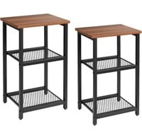 (new)Set of 2 Nightstand End Side Table Coffee