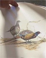 3 pheasant pictures unframed