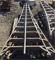 Pallet of (3) 12' Aluminum Ladders