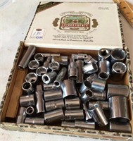 Box of Craftsman sockets