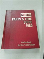 1980 Motor Parts and time guide Professional
