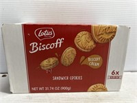 Biscoff sandwich cookies 6 packs best by Jul 2024
