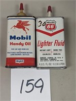 Mobil and Phillips 66 Oil Cans