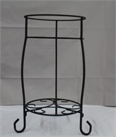 Metal plant stand, 11 X  21"H