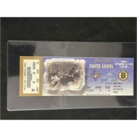 1999 Boston Bruins Bobby Orr Night Ticket