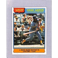 1976 Topps Hank Aaron Nice Condition