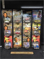 Country music diecasts framed