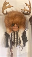 Native American spirit mask 15x32
