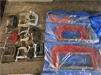 Estate lot of C clamps