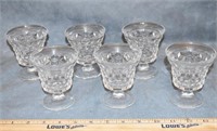LOT - FOSTORIA AMERICAN OYSTER COCKTAIL GLASSES
