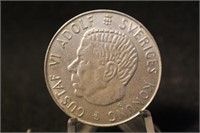 1955 Sweden 5 Kronor Silver Coin