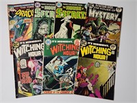 7) VINTAGE MARVEL & DC MONSTER HORROR COMIC BOOKS