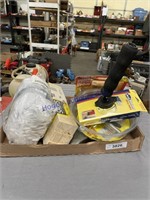 MISC--STRING KNIT GLOVES, SHIMS, HOLE SAW,