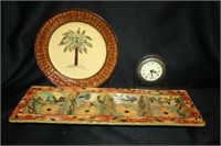 Decorative Ceramic Tray and Plate