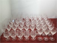 Large Royal Doulton Glassware set