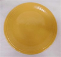 Fiesta ? yellow platter, 14" diam - Amber glass