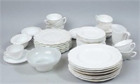 Large Group of Milk Glass Dishes