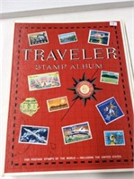 Traveller Stamp Album With Stamps
