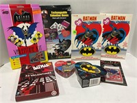 Batman, Valentines cards, and candy