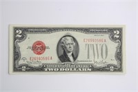 $2 RED SEAL BILL SERIES OF 1928 G