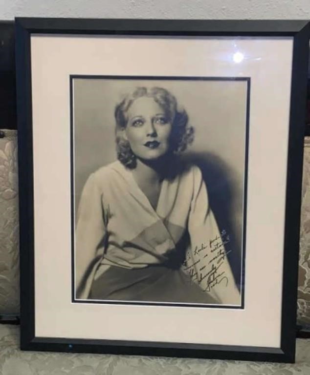 "Thelma Todd" Autographed & Inscribed Photograph