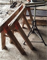 2 X 4 saw horses and work support