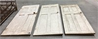 3-Wood doors
29.75 x 77.25
30 x 79.75
29 x 76