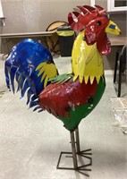 Rooster tin-outdoor decor-4 foot tall