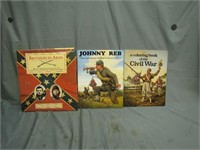3 Assorted Civil War Books