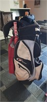 Golf Bag with contents