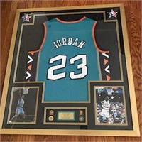 Michael Jordan framed All-Star Jersey