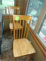 Pair dining chairs