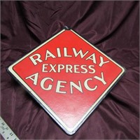Vintage Railway express agency.
