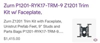 (1 pcs) Zurn P1201-RYK17-TRM-9 Z1201 Trim Kit w/