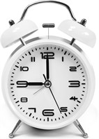 NEW 4" Twin Bell Alarm Clock w/ Backlight