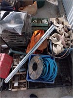 Pallet straps,air hoses, tools & more