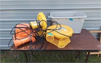 3 working air pumps for jump houses