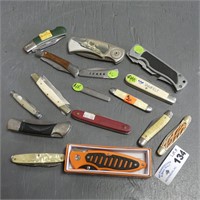 Large Lot of Assorted Pocket Knives